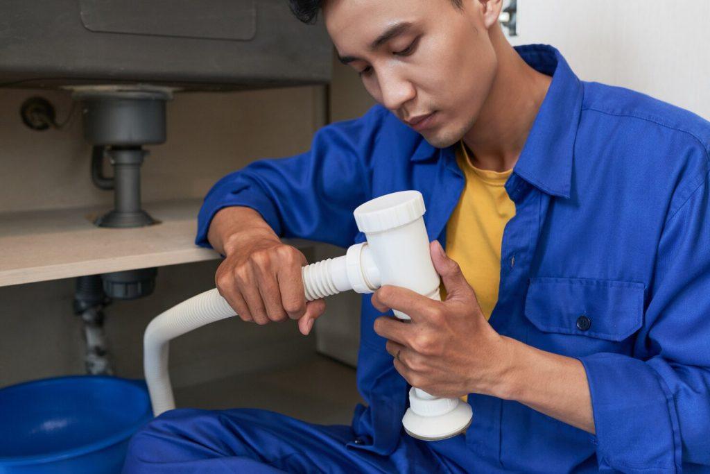 plumber assembling pipe 1098 17772 1