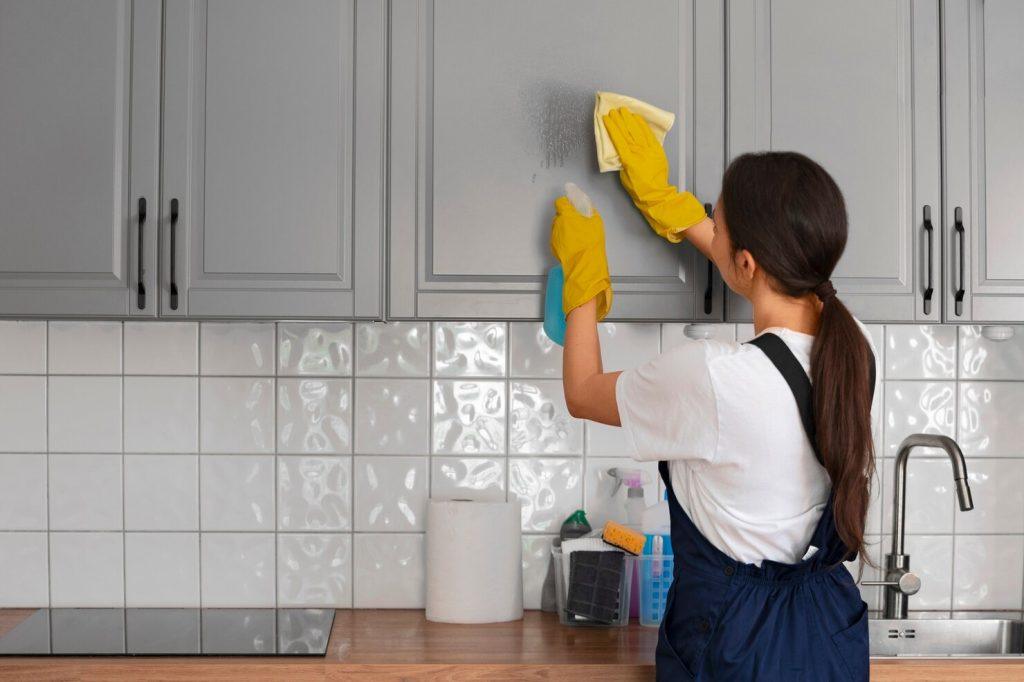 medium shot woman cleaning home 23 2150453301